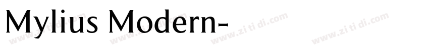 Mylius Modern字体转换 Mylius Modern字体转换